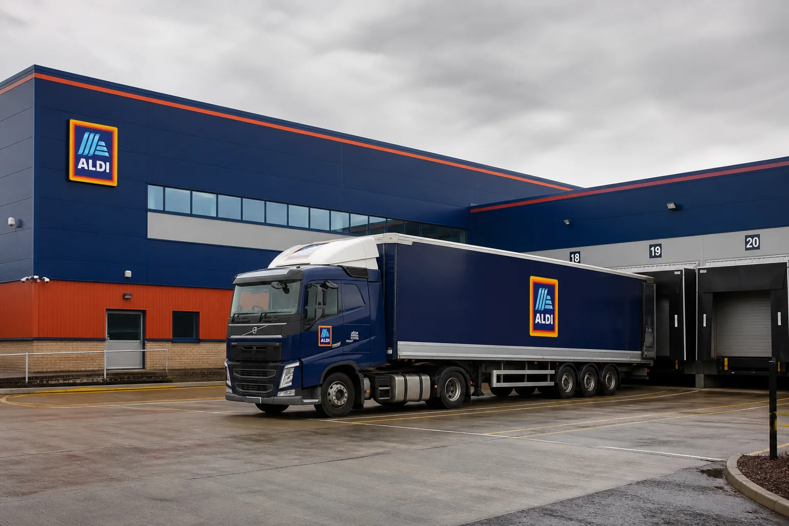 ALDI distribution / delivery location