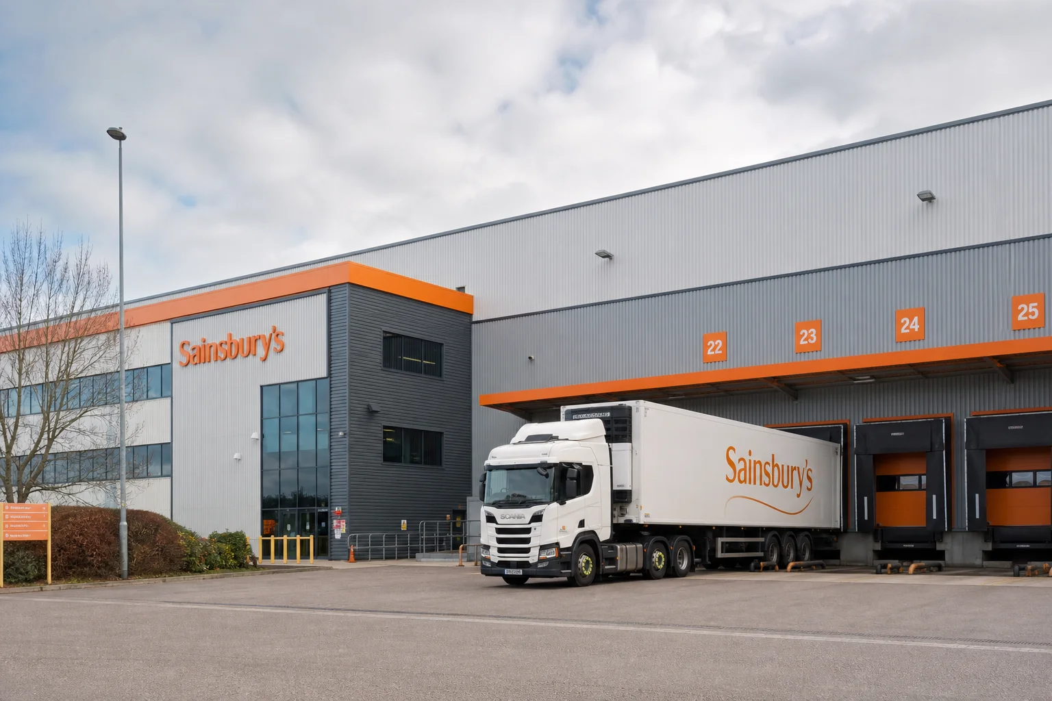 Sainsbury's distribution / delivery location