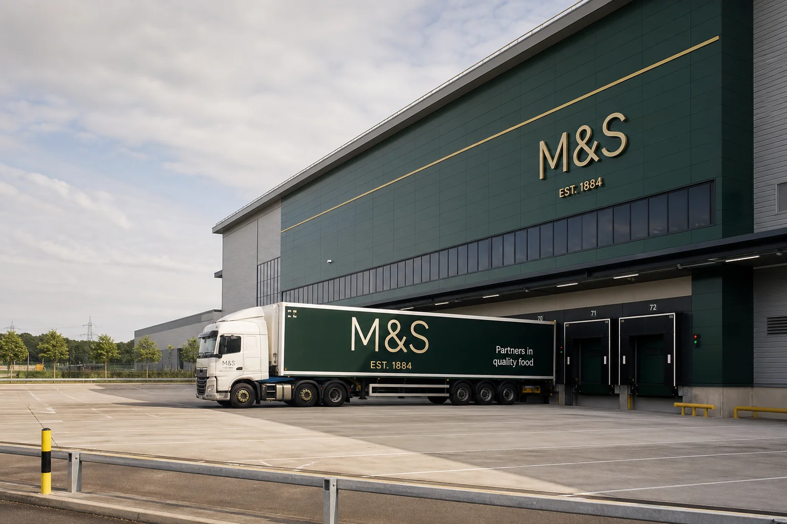 Marks & Spencer distribution / delivery location