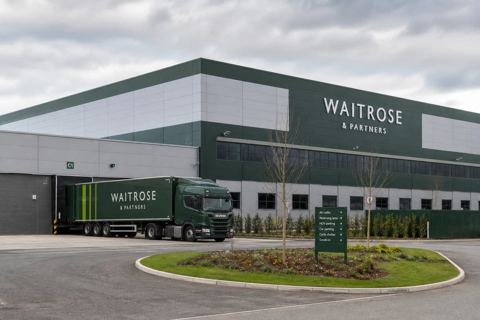 Waitrose distribution / delivery location