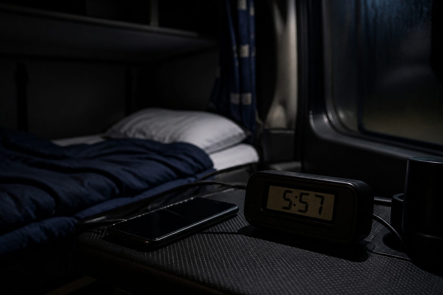 HGV sleeper bunk for reduced daily rest of 9 hours