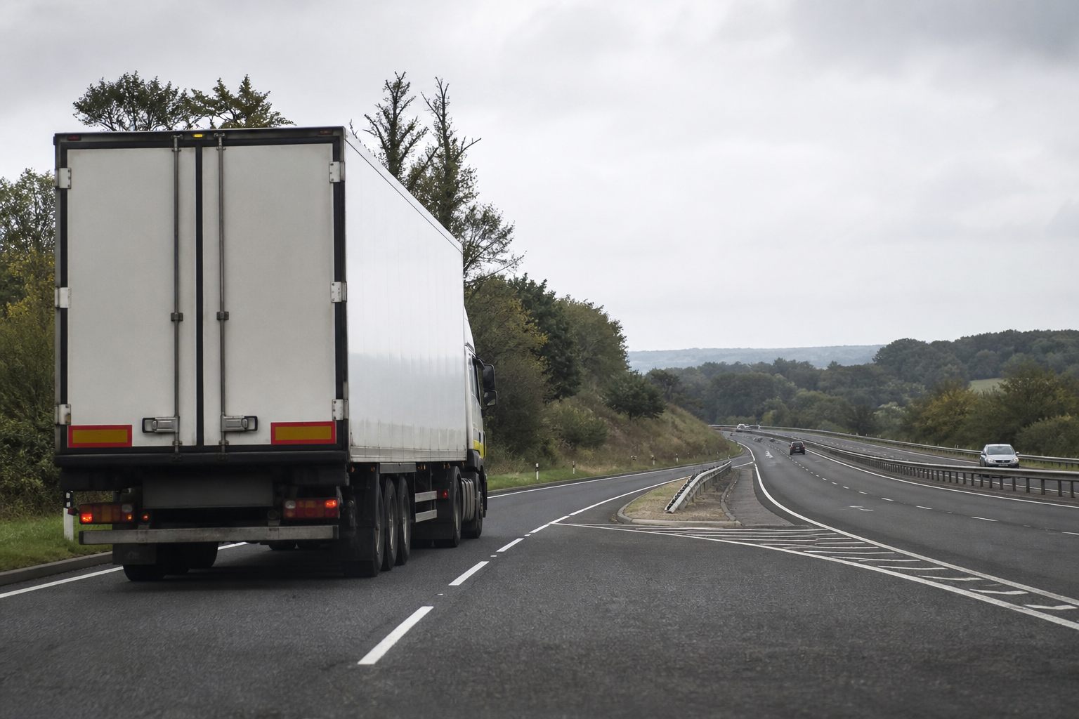 HGV joining a motorway for mixed GB and assimilated driving