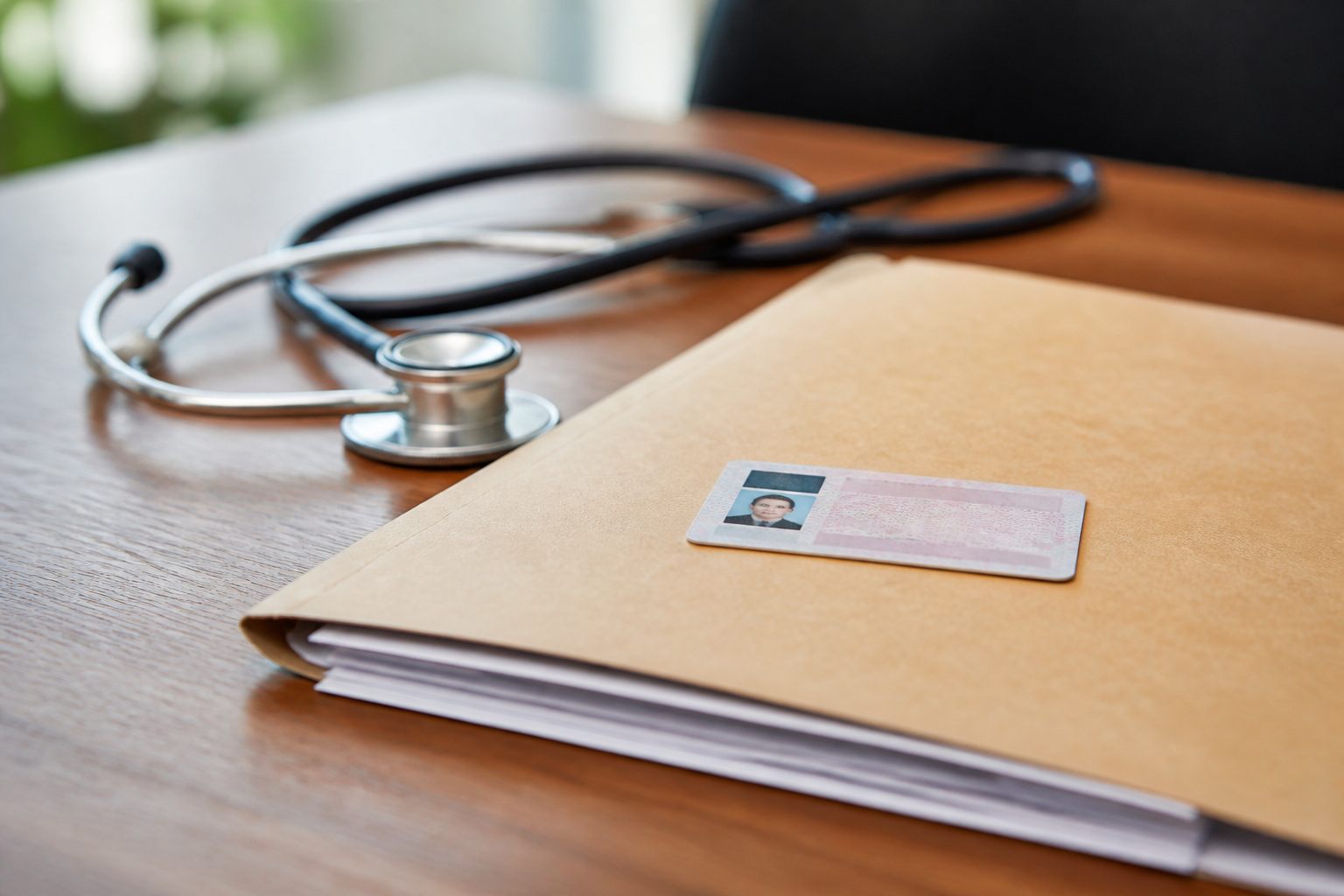 Group 2 medical and HGV licence renewal documents