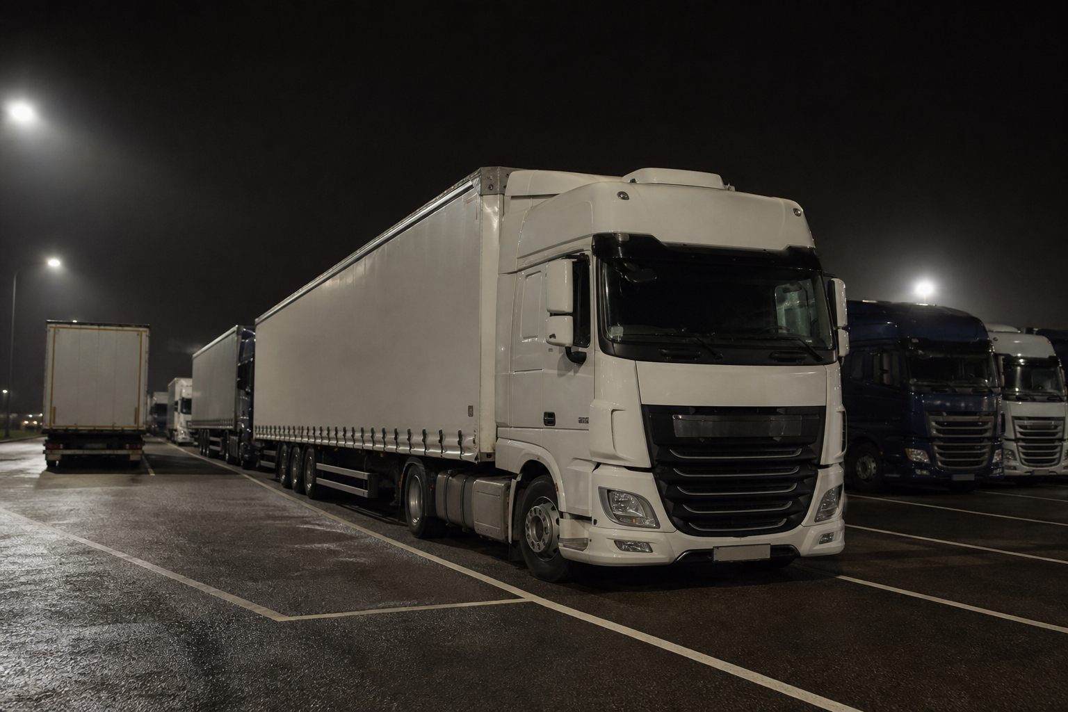 Parcare overnight HGV și prevenirea furtului pentru șoferi