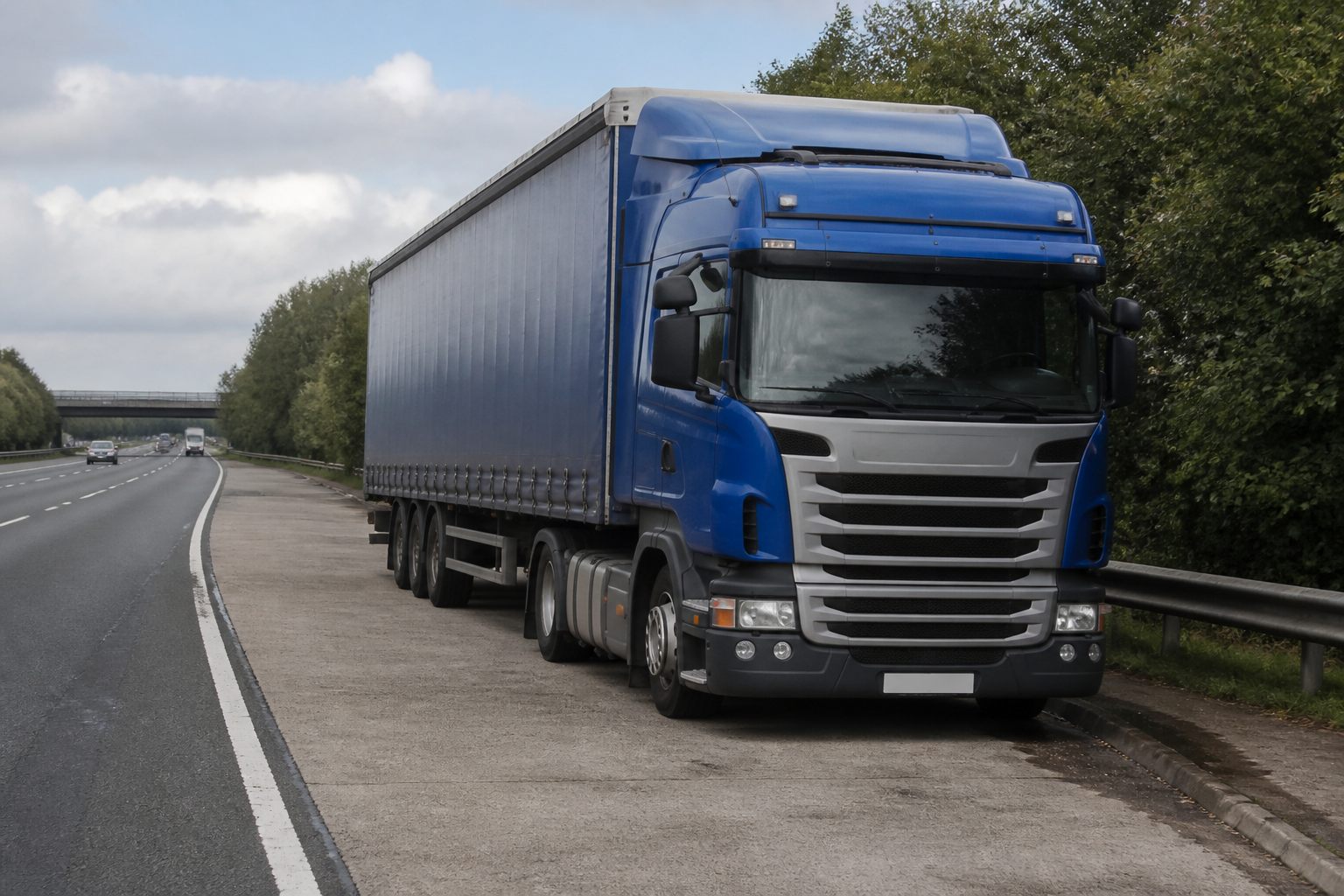 Hard shoulder și emergency refuge areas: când pot opri șoferii HGV